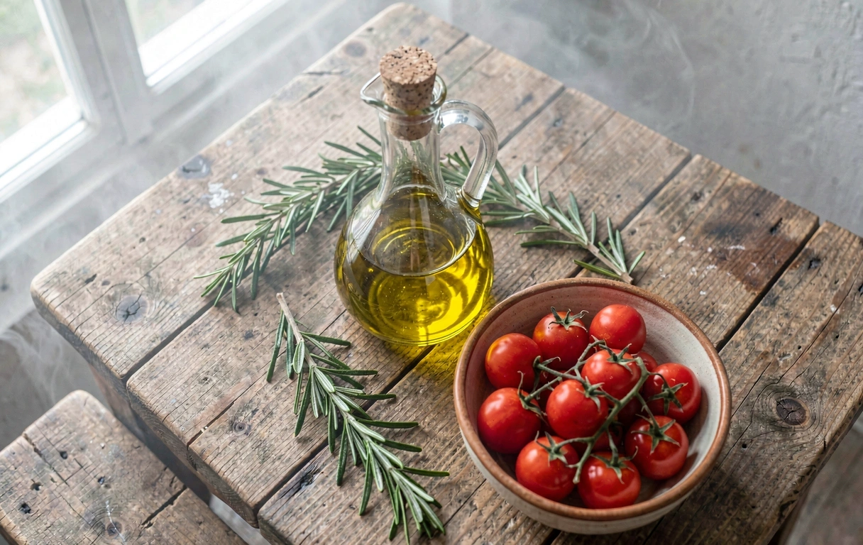 Ingredientes esenciales de la dieta española